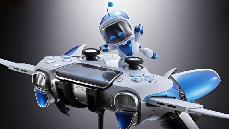 Chogokin Astro Bot & Dual Speeder figur
